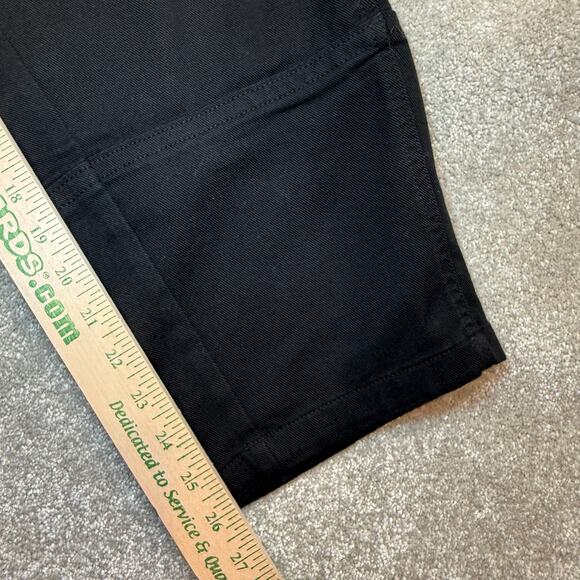 Quince NWT Organic Stretch Cotton Twill Barrel Pants Jeans Sz 8 Black Stretch - Picture 10 of 12